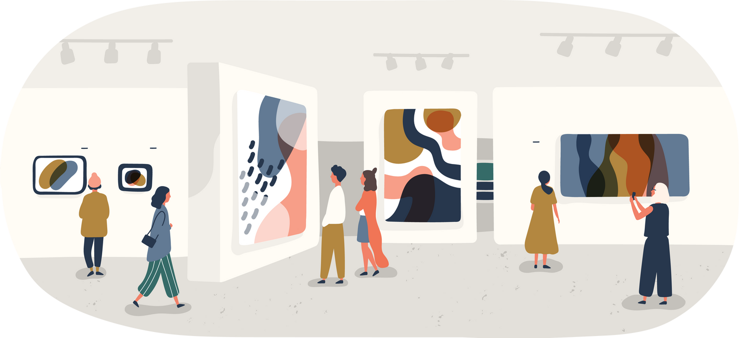 People at the Museum